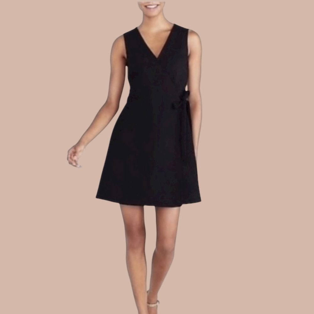 J.Crew Factory Ponte Wrap Dress in size Medium